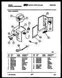 ELECTRICAL PARTS Diagram and Parts List for GAS258P2K1  Gibson Air Conditioner