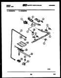 BURNER PARTS Diagram and Parts List for CGC2M5WXA  Gibson Range