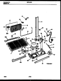 SYSTEM AND AUTOMATIC DEFROST PARTS Diagram and Parts List for MRT24JRAYO  Frigidaire Refrigerator