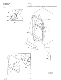 CABINET Diagram and Parts List for ER146  Frigidaire Freezer