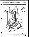 CABINET PARTS Diagram and Parts List for RS225MCD0  Frigidaire Refrigerator