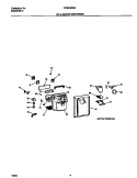 ICE & WATER DISPENSER Diagram and Parts List for FRS24BGGB8  Frigidaire Refrigerator