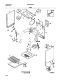 BODY Diagram and Parts List for NGSG3PMASA  Frigidaire Range