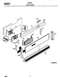 CONTROL PANEL Diagram and Parts List for FEB798CCBH  Frigidaire Wall Oven