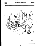 POWER CONTROL Diagram and Parts List for 76-4967-00-13  Tappan Microwave Oven Combo