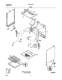 BODY Diagram and Parts List for FSF312ASA  Frigidaire Range