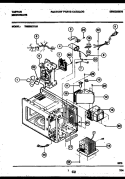 POWER CONTROL Diagram and Parts List for TMS062T1B1  Tappan Microwave