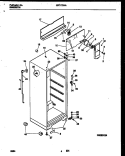 CABINET PARTS Diagram and Parts List for GRT17DHAD0  Gibson Refrigerator