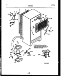 SYSTEM AND AUTOMATIC DEFROST PARTS Diagram and Parts List for 95-1781-00-00  Tappan Refrigerator