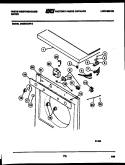 Part Location Diagram of 3205662 Frigidaire FRONT PANEL (ALMOND)