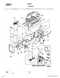 ICE MAKER Diagram and Parts List for FRT26XGCW4  Frigidaire Refrigerator