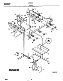 BURNER Diagram and Parts List for TGF605WCDA  Tappan Range