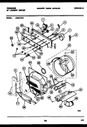 CONSOLE, CONTROL AND DRUM Diagram and Parts List for LCE441AL1  Frigidaire Washer