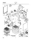 BODY Diagram and Parts List for GLEF396ABC  Frigidaire Range