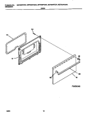 DOOR Diagram and Parts List for MEF303PGWA  Uni Range