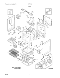 BODY Diagram and Parts List for FGFB79GBF  Frigidaire Range