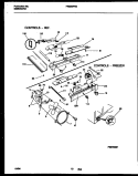 REFRIGERATOR CONTROL ASSEMBLY, DAMP Diagram and Parts List for FRS22PRBW0  Frigidaire Refrigerator