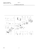 RECOMMENDED SPARE PARTS Diagram and Parts List for CRA103BT111  Frigidaire Air Conditioner