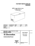 COVER Diagram and Parts List for FFC13C2CW0  Frigidaire Freezer