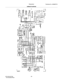 WIRING DIAGRAM Diagram and Parts List for FRS26LR5CB0  Frigidaire Refrigerator