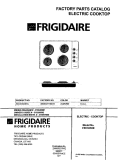 COVER Diagram and Parts List for FEC3X5XETA  Frigidaire Cooktop