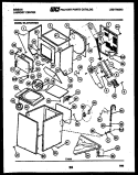 BODY PARTS Diagram and Parts List for WL24F2WWMB  Gibson Washer