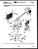 Part Location Diagram of 08014224 Frigidaire STRAP-FAN CAP