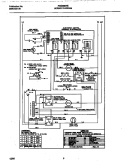 WIRING DIAGRAM Diagram and Parts List for FEB386WECH  Frigidaire Wall Oven