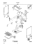 BODY Diagram and Parts List for FGF303BWA  Frigidaire Range