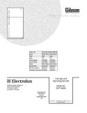 COVER Diagram and Parts List for GRT18S6AWP  Gibson Refrigerator