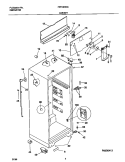 CABINET Diagram and Parts List for FRT16NRGD7  Frigidaire Refrigerator