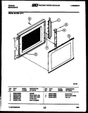 DOOR PARTS Diagram and Parts List for 56-4788-10-02  Tappan Microwave