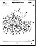 BODY PARTS Diagram and Parts List for 56-2478-10-01  Tappan Microwave
