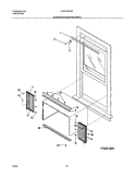 WINDOW MOUNTING PARTS Diagram and Parts List for FAC103K1A2  Frigidaire Air Conditioner
