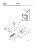 CONTROL PANEL Diagram and Parts List for GLDB953CS0  Frigidaire Dishwasher