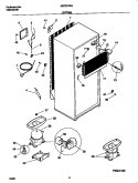 SYSTEMS Diagram and Parts List for GRT21PRHW0  Gibson Refrigerator
