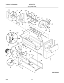ICE CONTAINER Diagram and Parts List for WRS6R3EW0  Westinghouse Refrigerator