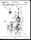 TRANSMISSION PARTS Diagram and Parts List for LA271MXD2  Frigidaire Washer