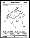 Part Location Diagram of 316245402 Frigidaire MAIN TOP