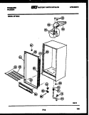 CABINET PARTS Diagram and Parts List for UF13NL2  Frigidaire Freezer