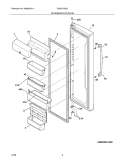 REFRIGERATOR DOOR Diagram and Parts List for EW23CS65GB3  Electrolux Refrigerator