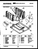 SYSTEM PARTS Diagram and Parts List for WAC062P7A1  Frigidaire Air Conditioner