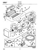 ICEMAKER Diagram and Parts List for FRT21IQRJW0  Frigidaire Refrigerator