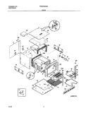 BODY Diagram and Parts List for FEB27S2ASA  Frigidaire Wall Oven