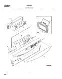 Part Location Diagram of 154399013 Frigidaire LABEL