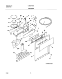 DISPENSER Diagram and Parts List for PLHS237ZAB4  Frigidaire Refrigerator