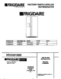 COVER Diagram and Parts List for FRS26WNCW4  Frigidaire Refrigerator