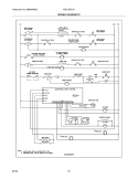 WIRING SCHEMATIC Diagram and Parts List for FEFL89CCA  Frigidaire Range