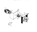AIR HANDLING PARTS Diagram and Parts List for AS227J2K1  Frigidaire Air Conditioner