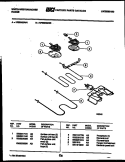BROILER PARTS Diagram and Parts List for KF560GDH4  Frigidaire Range